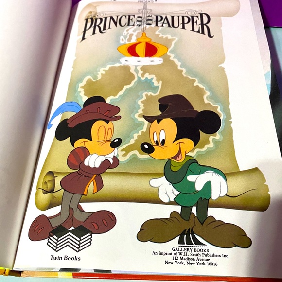 WALT DISNEY’S THE PRINCE AND THE PAUPER VTG 1990 HARDCOVER BOOK 96p GALLERY BOOK - Picture 2 of 16